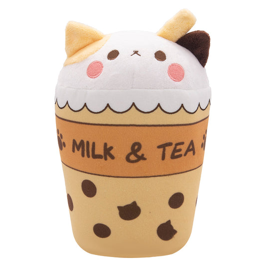 Calico Bubble Tea Plüschtier Katze Kissen Kuscheltier