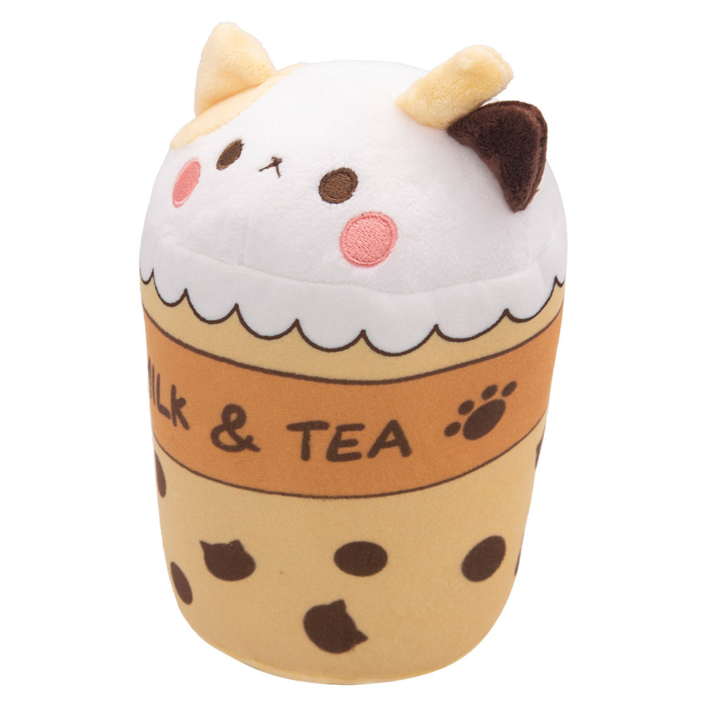 Calico Bubble Tea Plüschtier Katze Kissen Kuscheltier