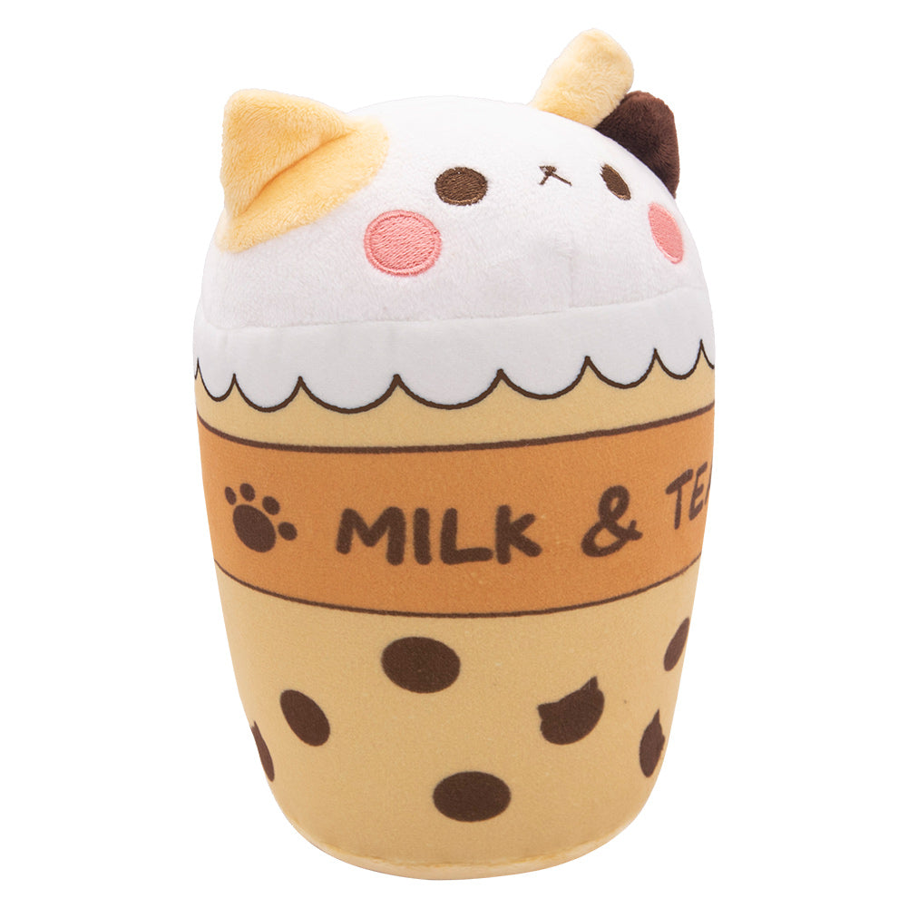 Calico Bubble Tea Plüschtier Katze Kissen Kuscheltier