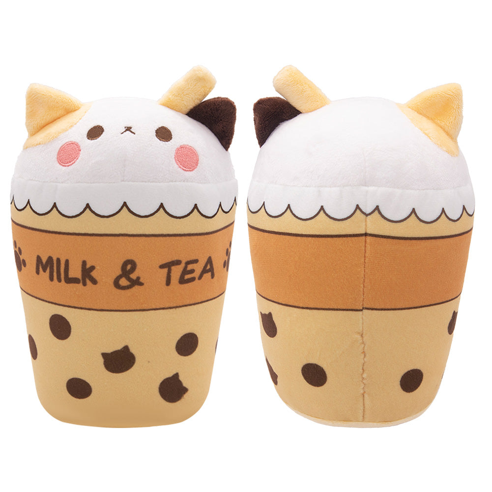 Calico Bubble Tea Plüschtier Katze Kissen Kuscheltier