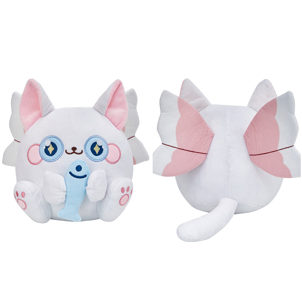 25cm Kuscheltier Katze weiß originelle Plüschtier