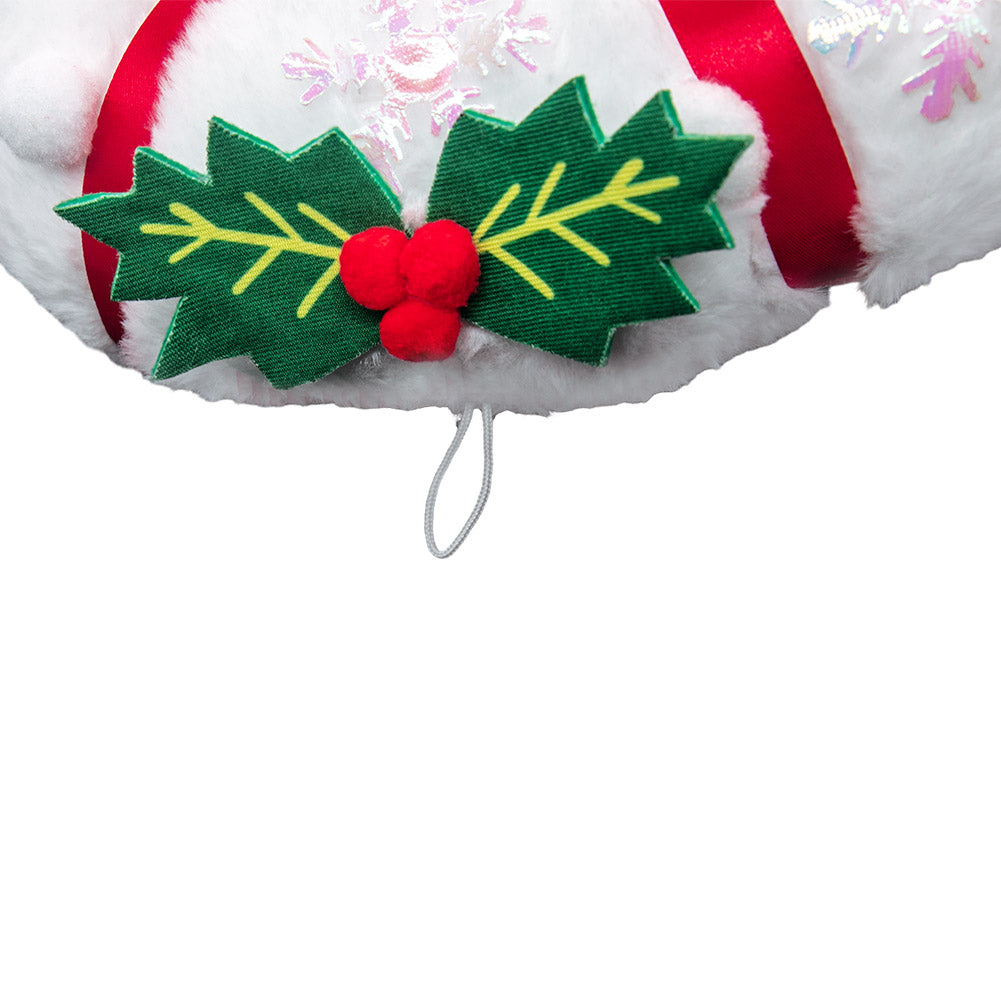 Schneemann Xmas Kranz Weihnachten weiß Türdekoration