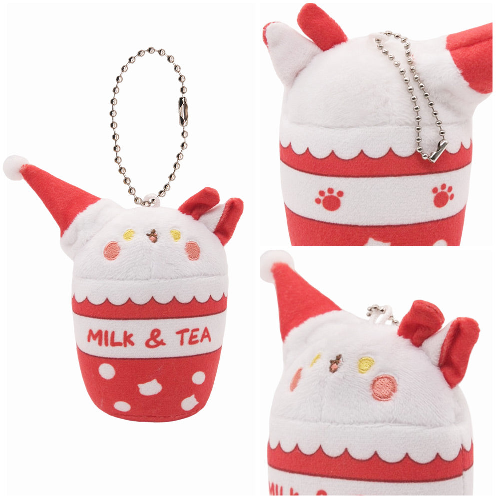 35cm Milk&Tea Kuscheltier Plüschtier Katze Weihnachtsgeschenk