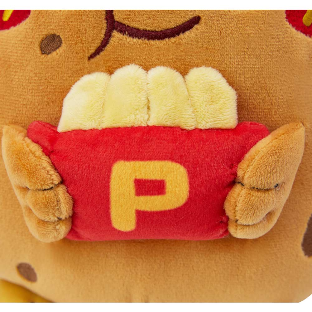 Kartoffel hält Pommes frites originelle Puppt Kuscheltier als Geschenk