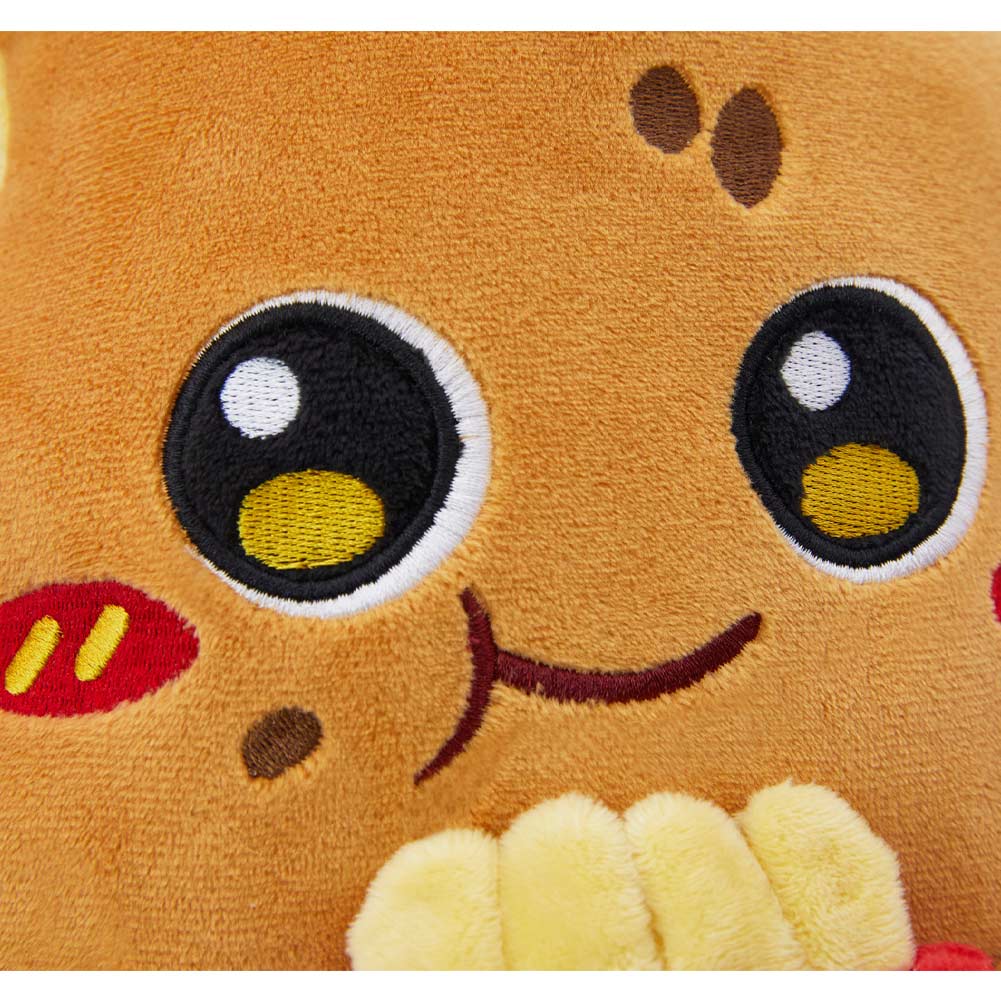 Kartoffel hält Pommes frites originelle Puppt Kuscheltier als Geschenk