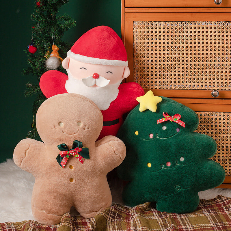 Weihnachten Plüschtier Schneemann/Lebkuchen Mann Kuscheltier