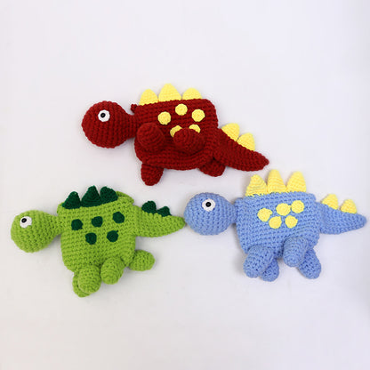 Gestrickte Tasche Dinosaurier Form Geldbeutel Als Geschenk