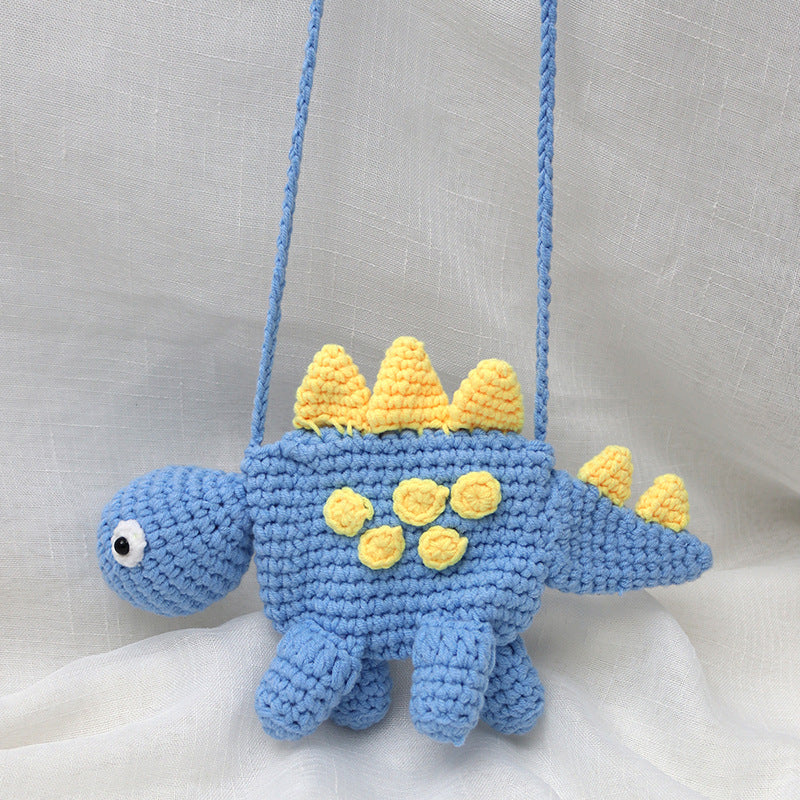 Gestrickte Tasche Dinosaurier Form Geldbeutel Als Geschenk