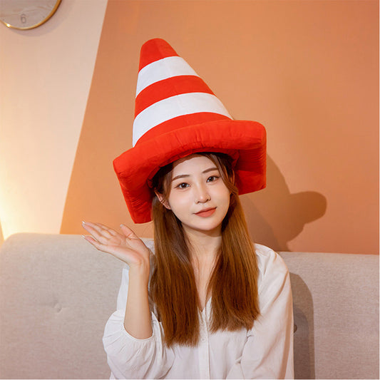 Verkehrskegel Hut Straßensperre Kuscheltier